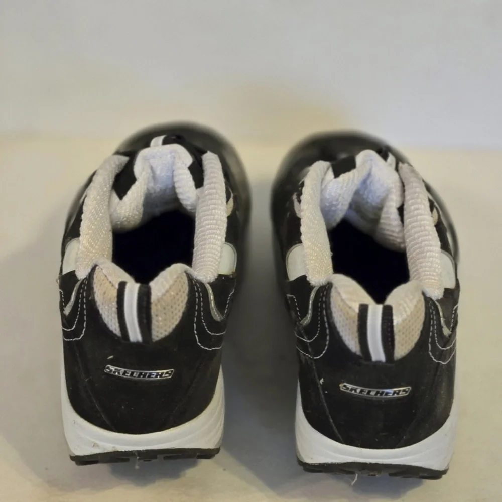 Vintage Skechers™ Shape-Ups Fitness Shoes Rocker Black White 11809 Women Sz 9.5